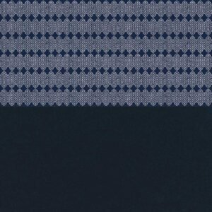 Midnight Navy (MN12) + Novella Maya Stripe Navy (MAD10930)