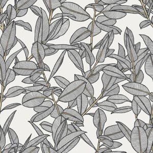 Patricia Braune - Rubbery Leaf Mono (PBR21526) - Available Sizes: 47x47